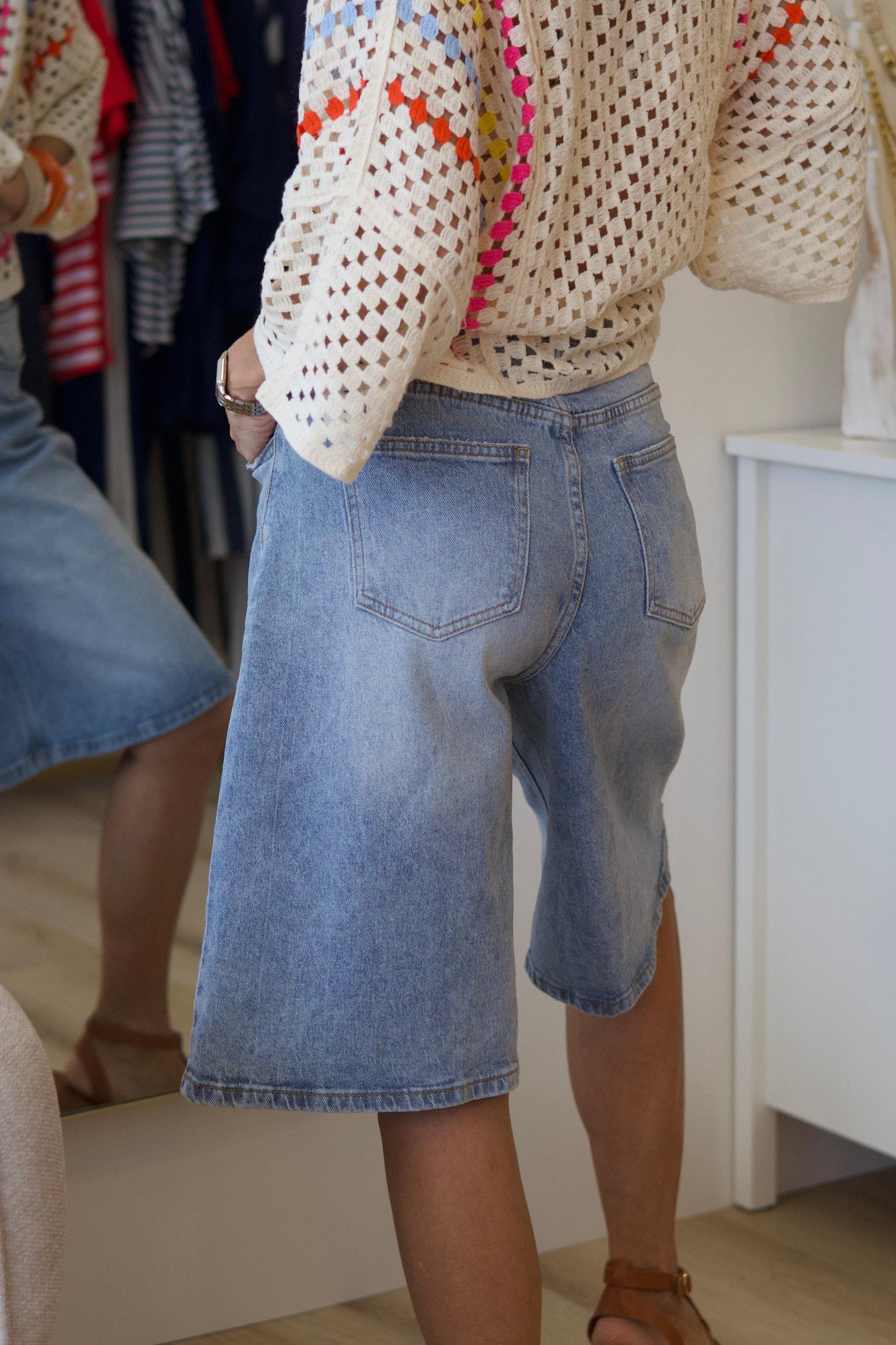 Bermuda EZIO denim wide