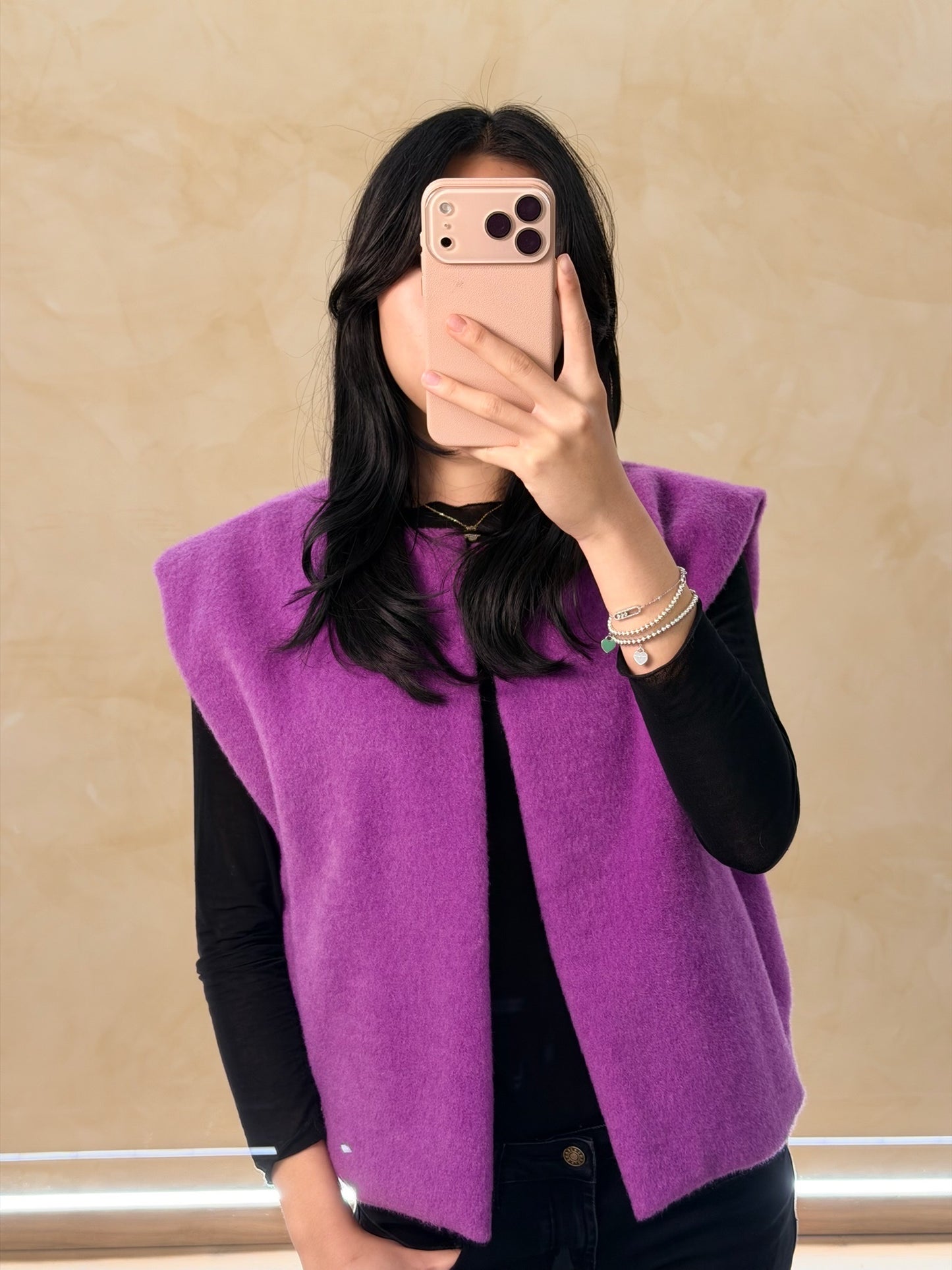 Gilet Nomade violet