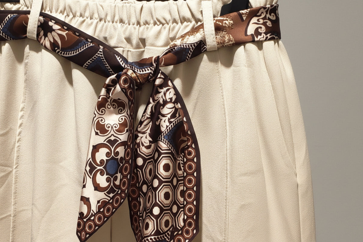 Pantalon BANDANA écru
