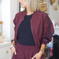 Veste MIA bordeaux