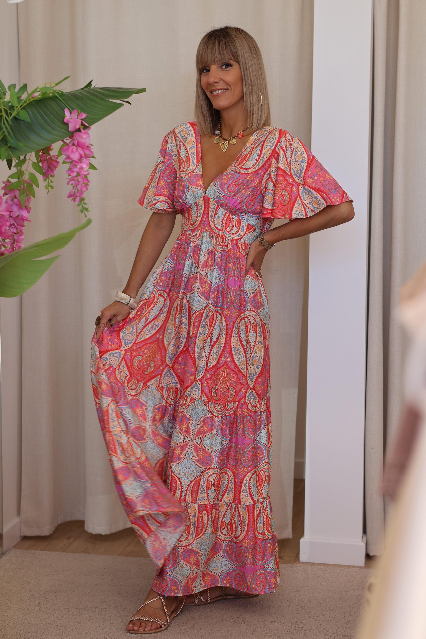 Robe IRIA imprimée