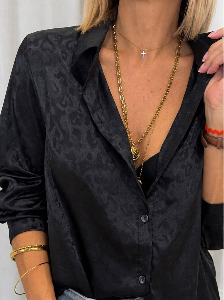 Chemise LÉO noir