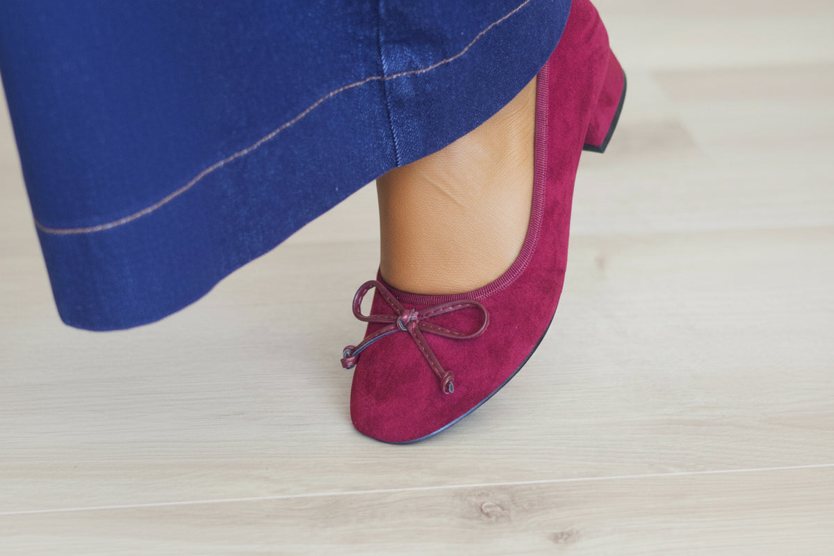 Ballerines ALMA bordeaux