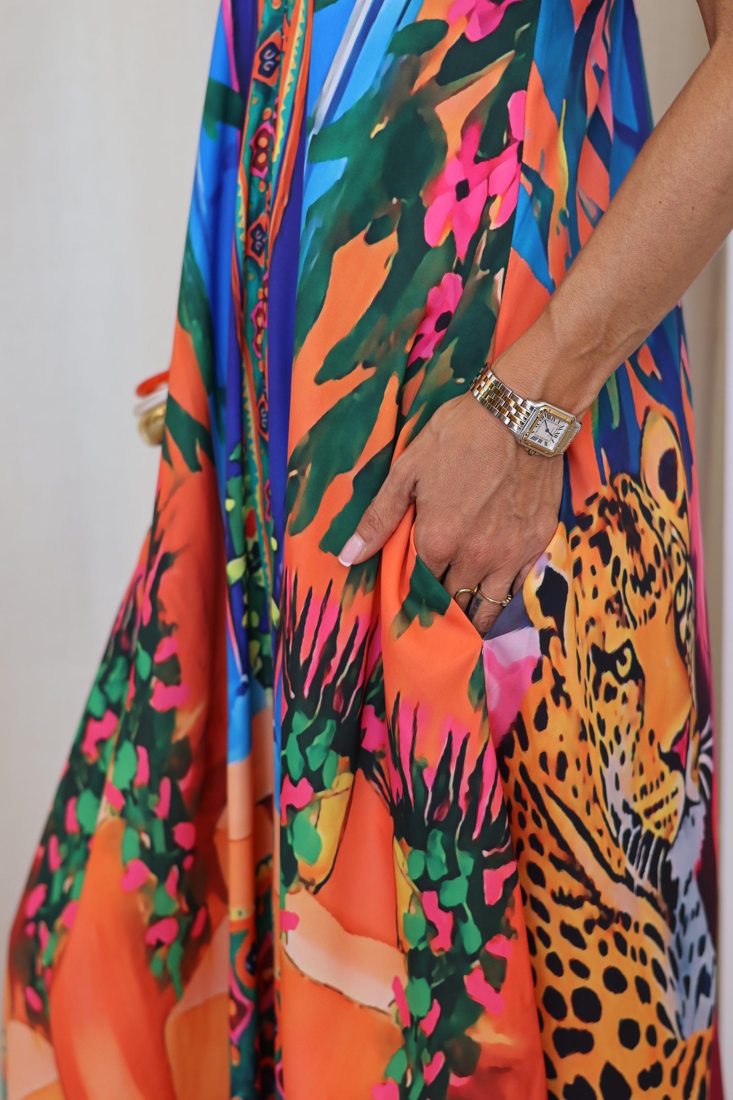 Robe TROPICALE imprimée