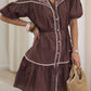 Robe DOLORÈS chocolat