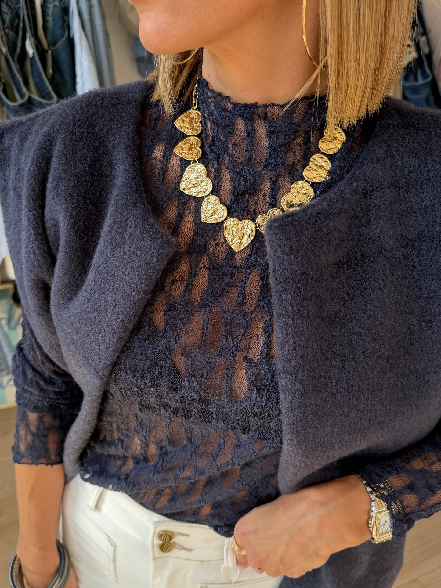 Gilet Nomade bleu marine