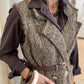 Gilet long Aurelien chocolat