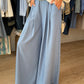 Pantalon Gwenn bleu denim fluide
