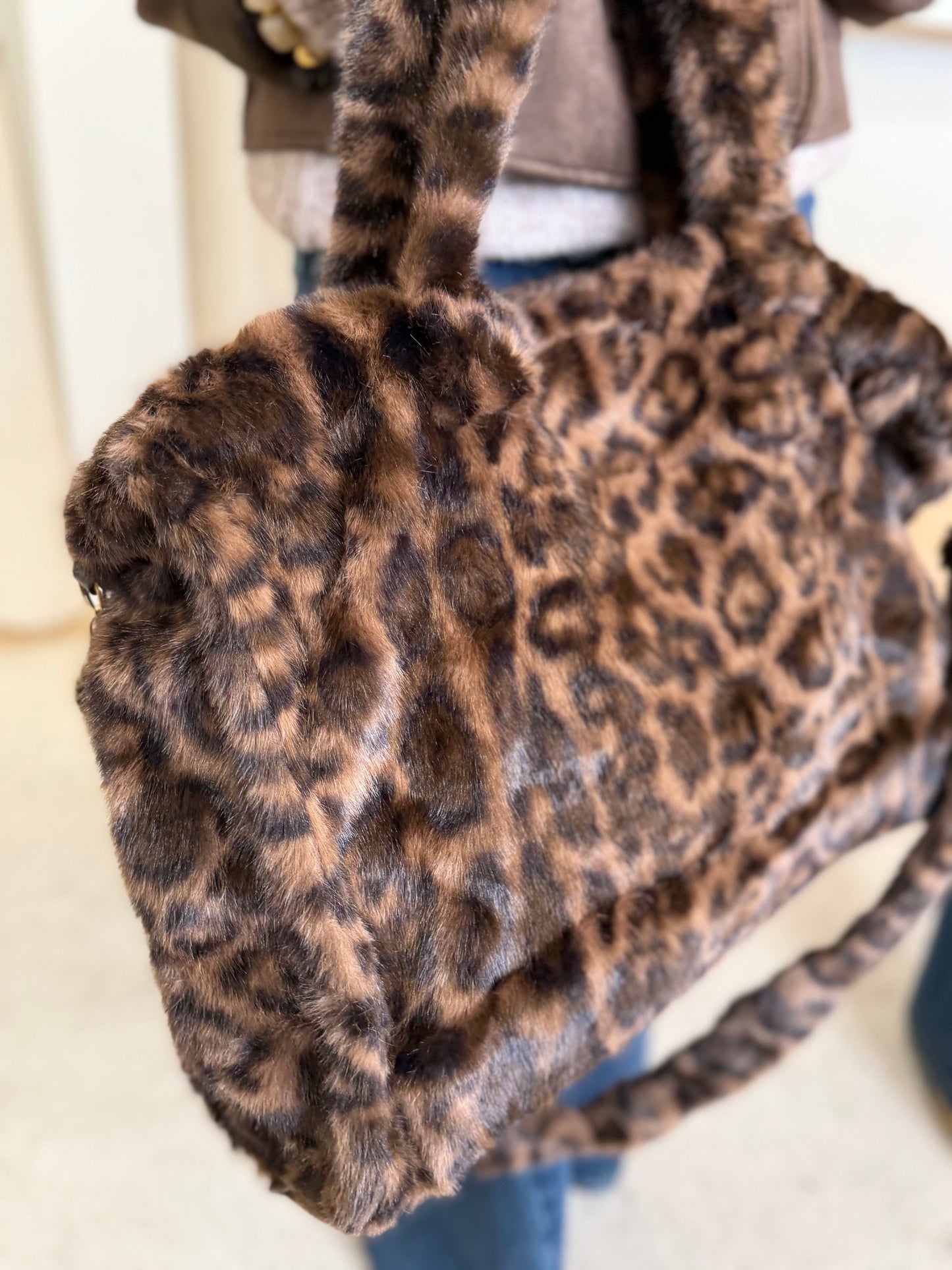 Cabas Maxence léopard