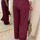 Pantalon Mila grenat