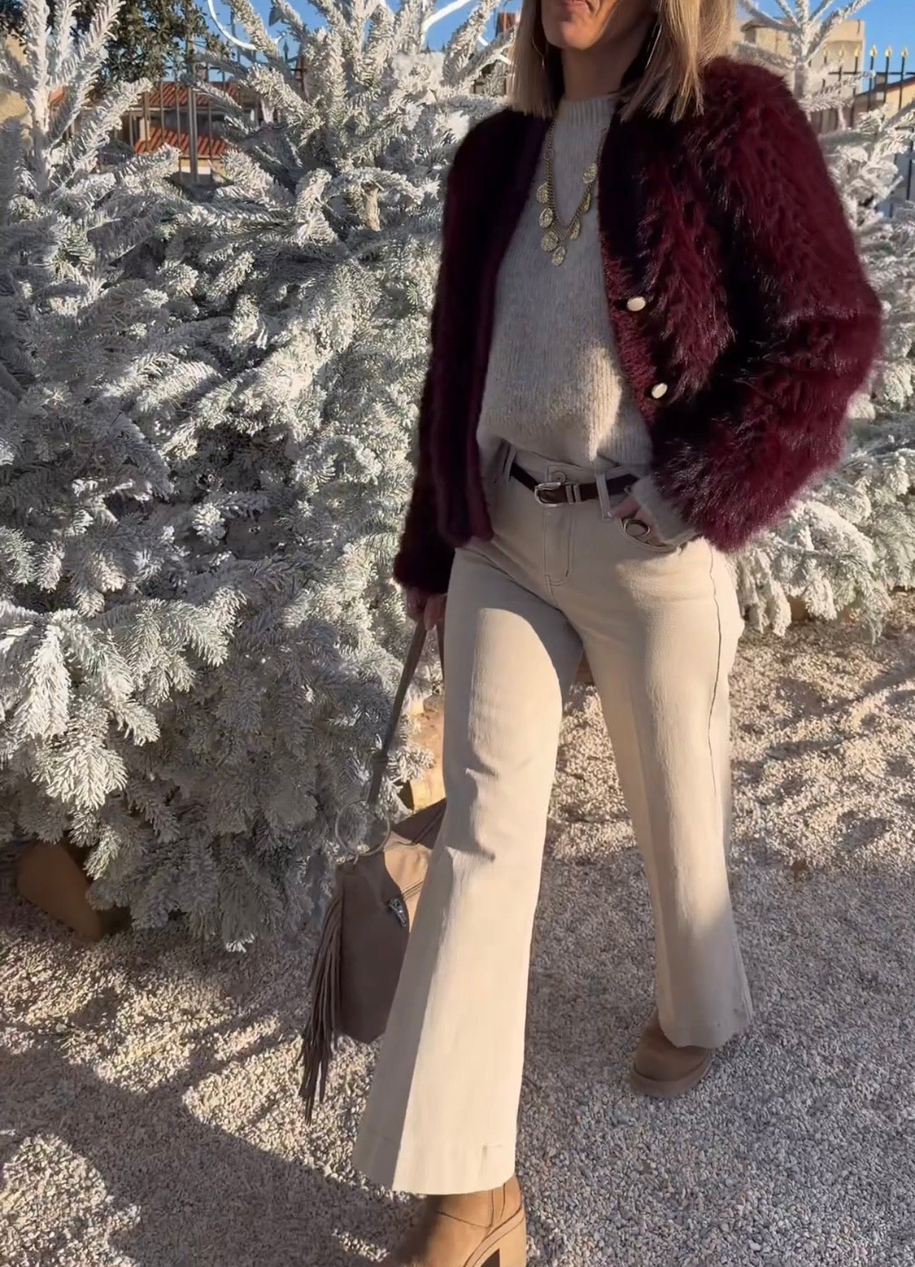 Veste Élio bordeaux