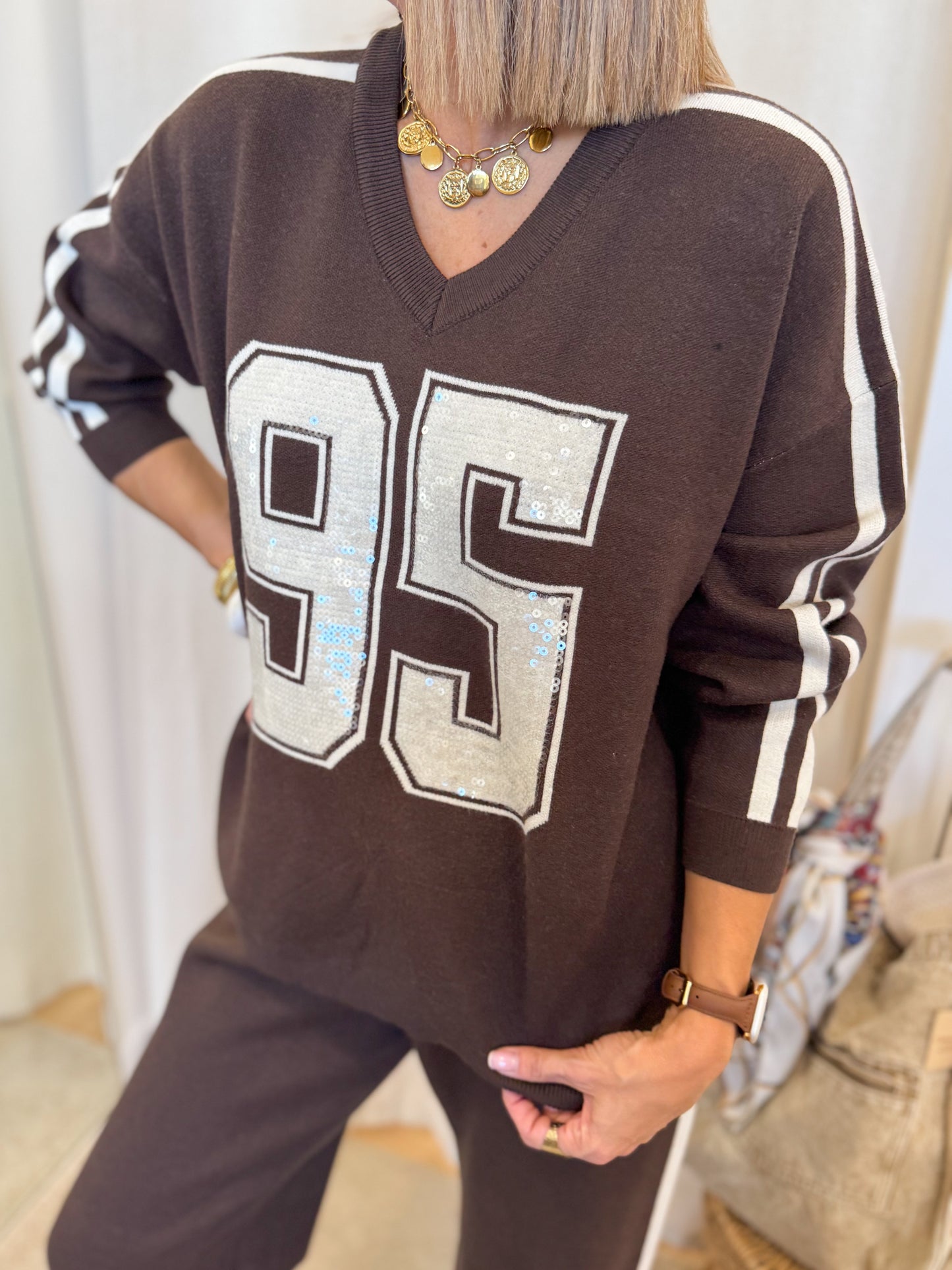 Pull School Chocolat