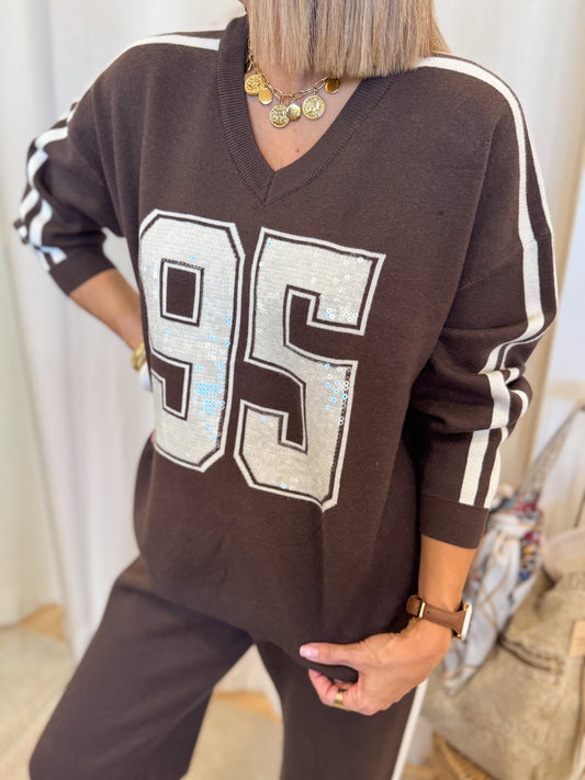 Pull School Chocolat