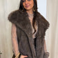 Gilet effet fourrure Lana