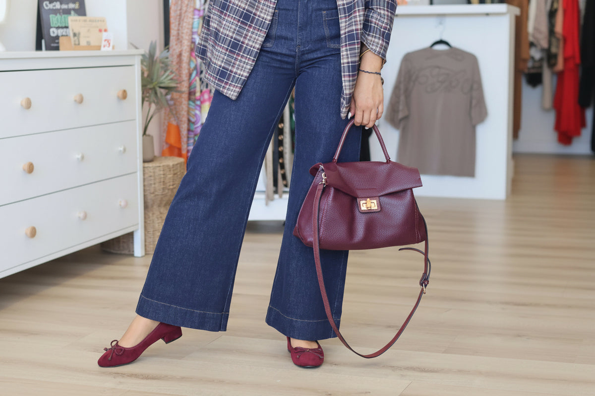Ballerines ALMA bordeaux