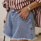 Short ROMEO Jean frangé