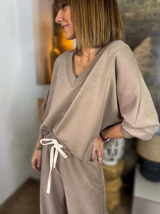 Sweat Thalia beige