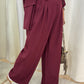 Pantalon Mila grenat