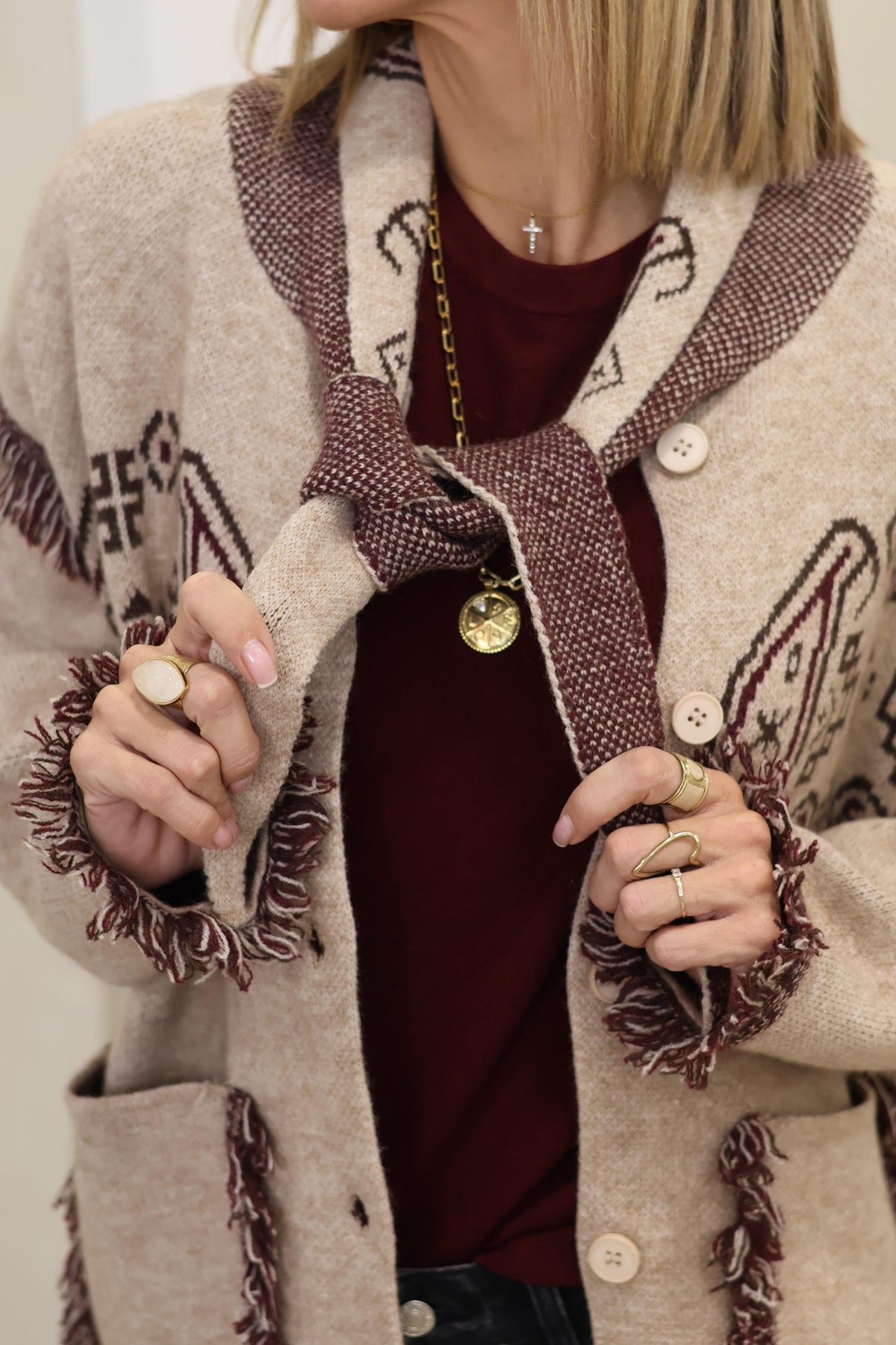 Gilet SAINT-HONORÉ beige