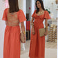 Robe CLÉMENCE dos nu lacé