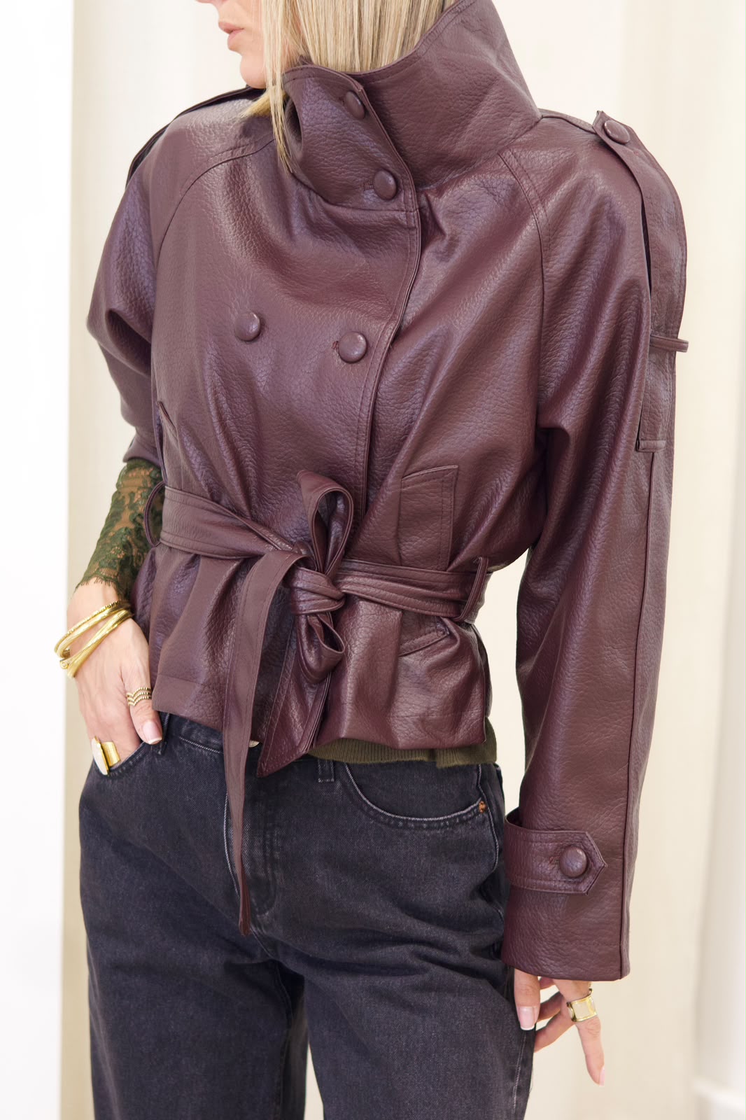 Veste RIVOLI bordeaux