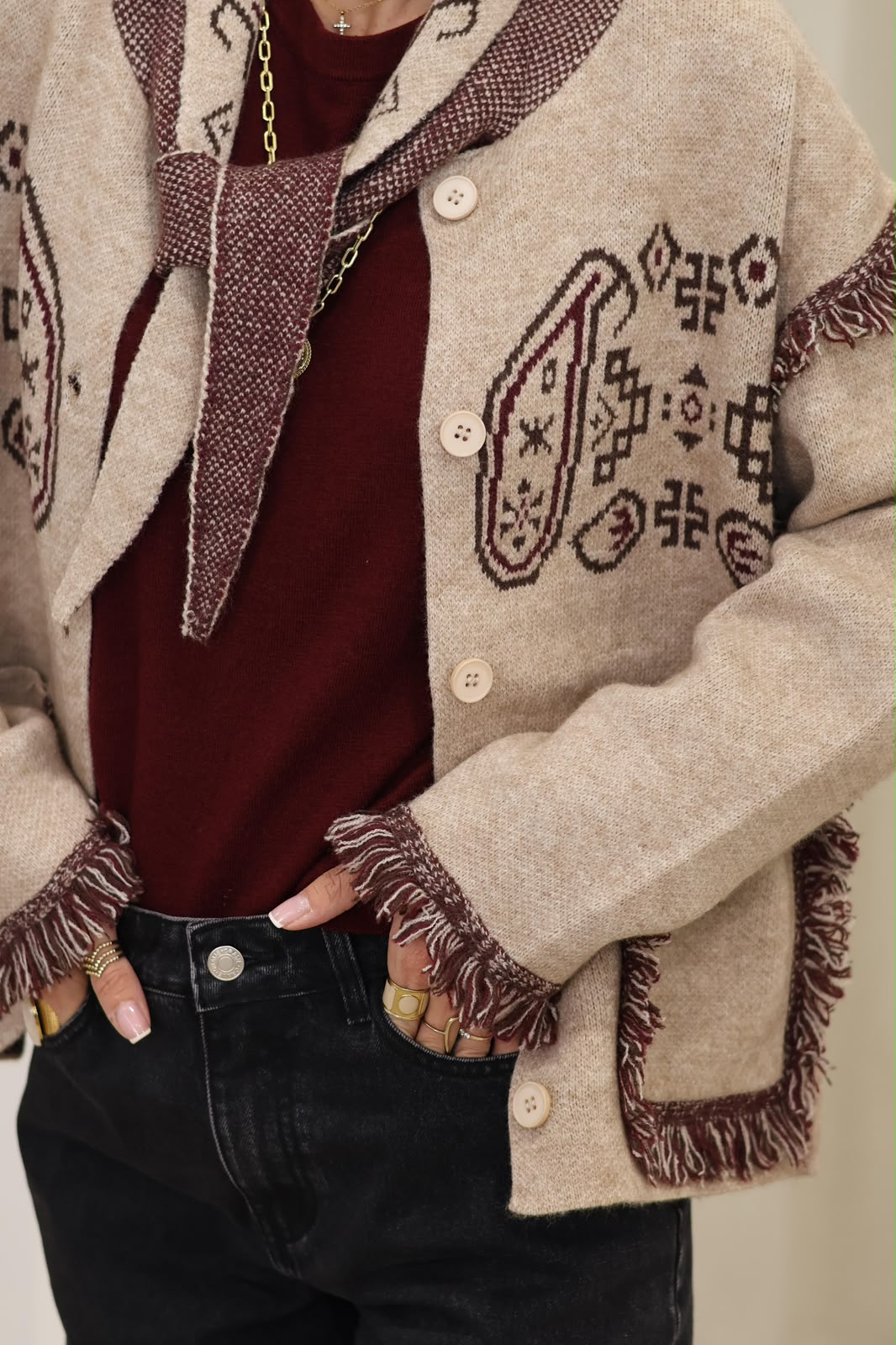 Gilet SAINT-HONORÉ beige