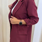 Blazer Mila bordeaux