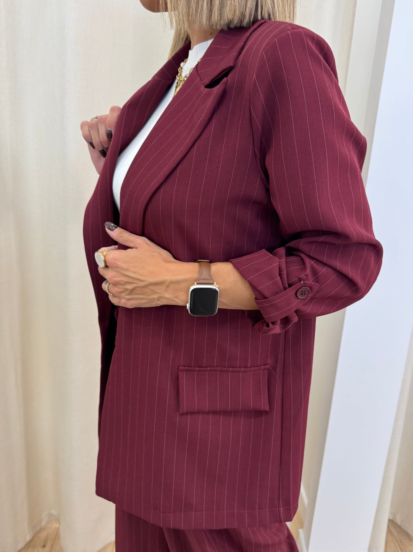 Blazer Mila bordeaux