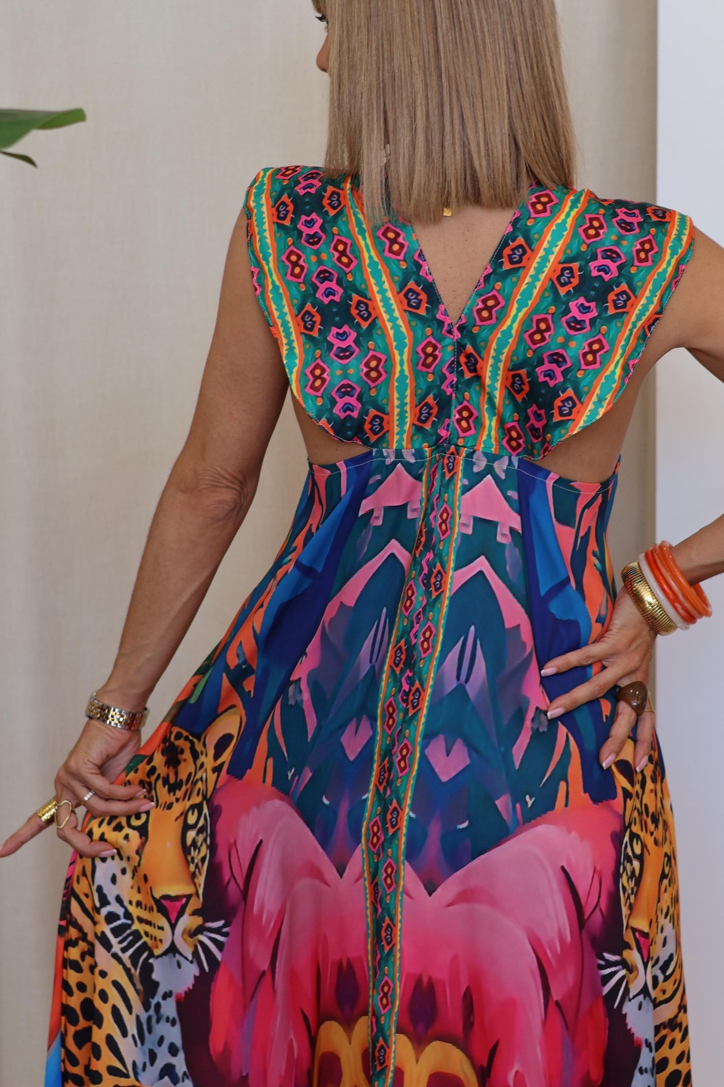 Robe TROPICALE imprimée