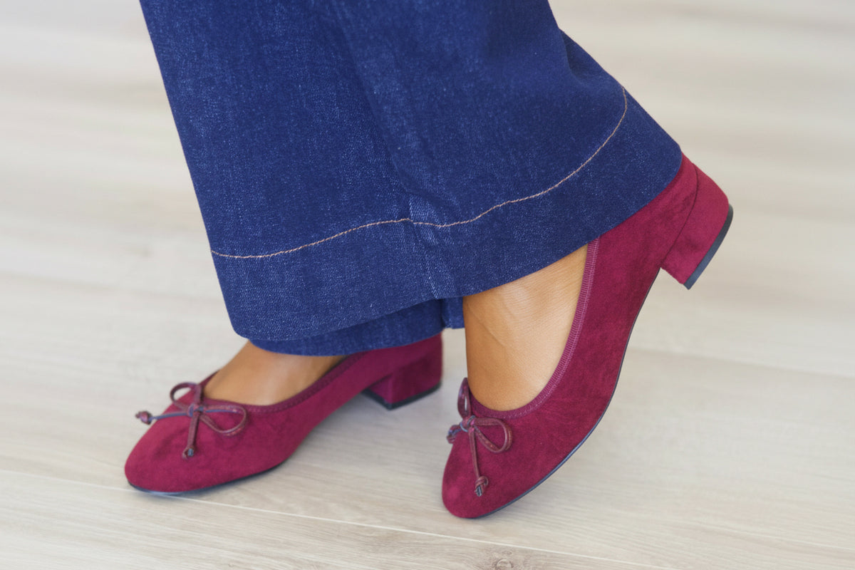 Ballerines ALMA bordeaux
