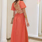 Robe CLÉMENCE dos nu lacé