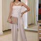 Combinaison Amy bustier beige