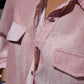 Chemise STRASS délavé rose