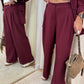 Pantalon Mila grenat