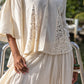 Chemise LINA gaze de coton & dentelle
