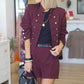 Veste CHARLYNE prune