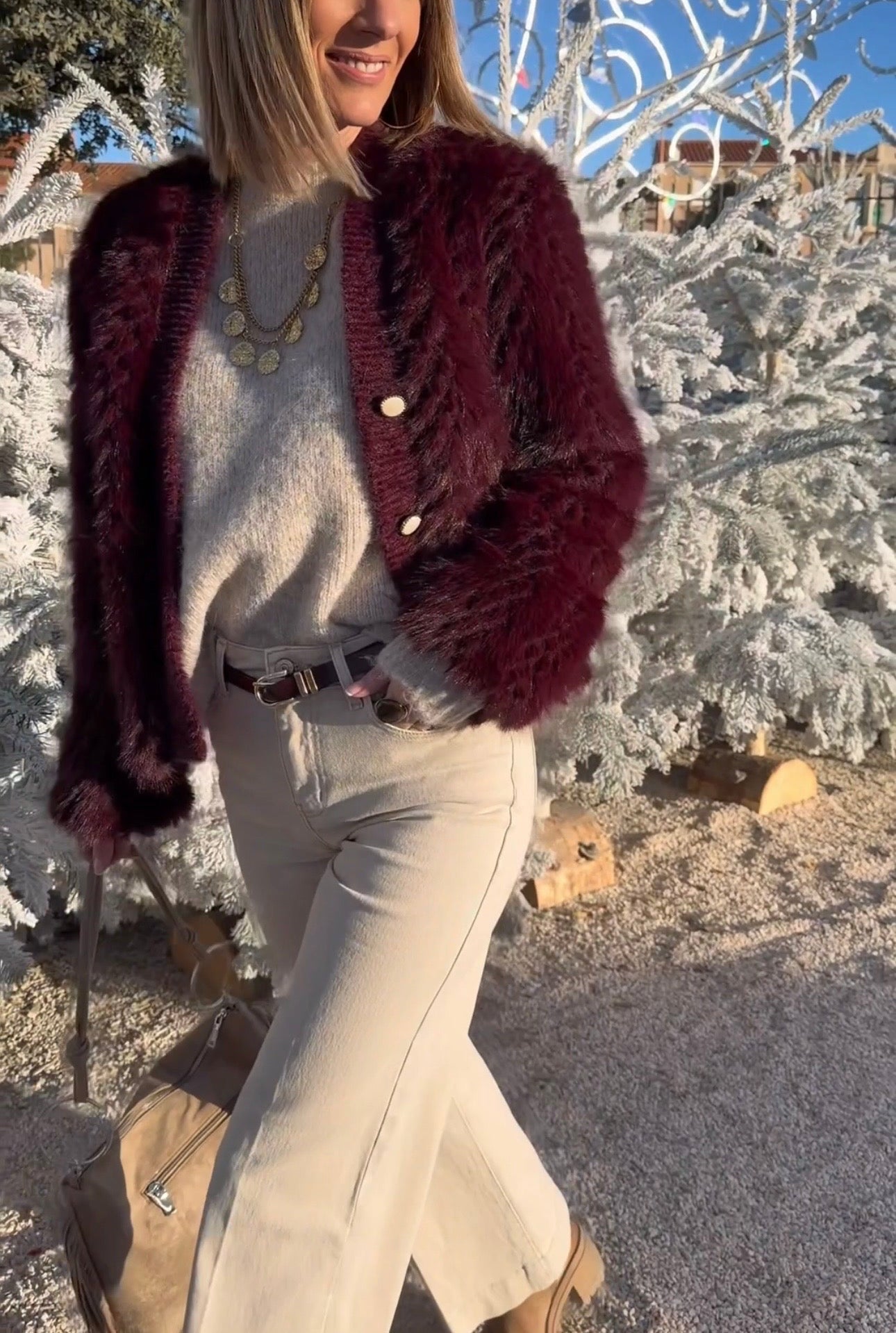 Veste Élio bordeaux