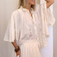 Chemise LINA gaze de coton & dentelle