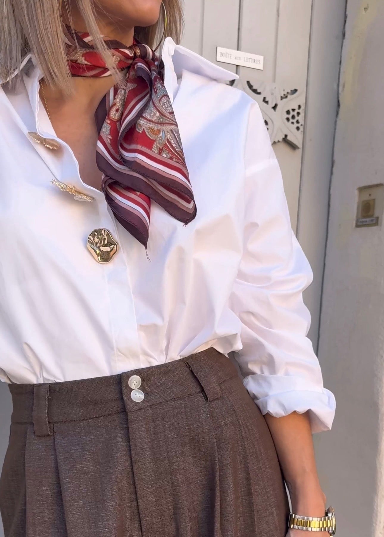 Chemise Chris blanche