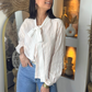 Blouse Romane rose