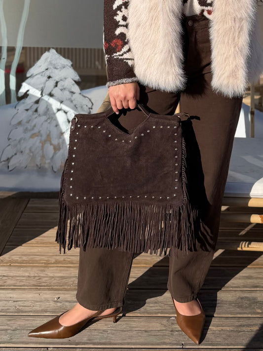 Sac cuir Sélène chocolat