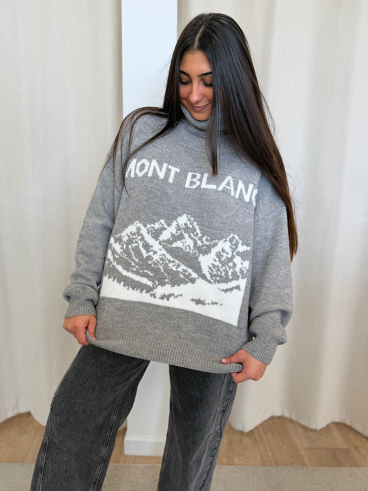 Pull Mont Blanc Winter Mood