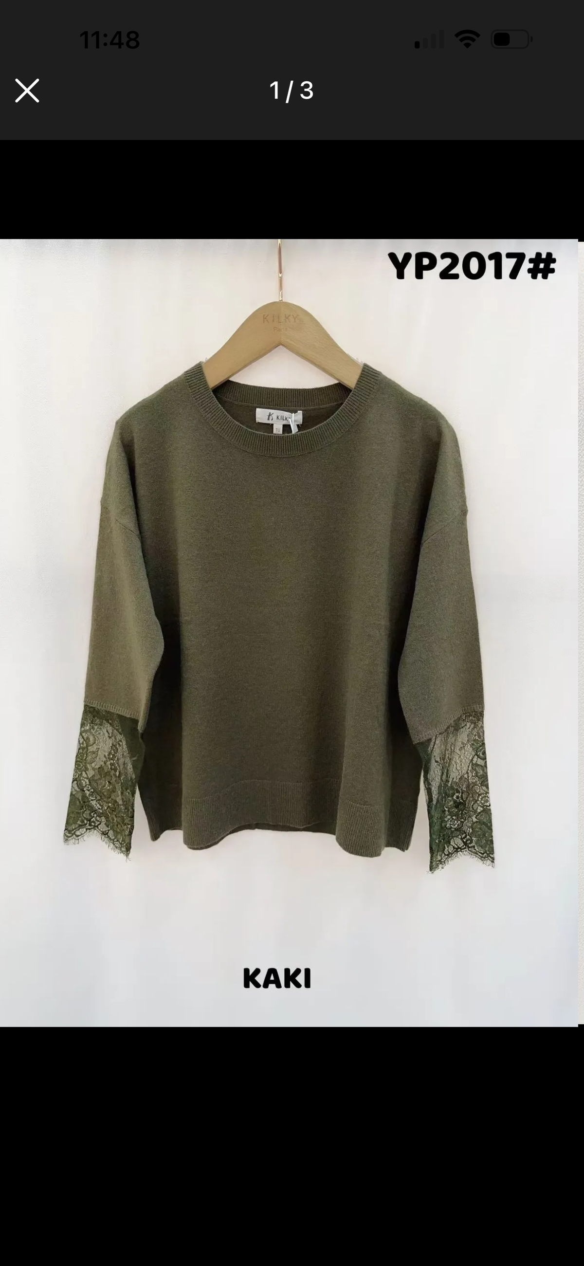Pull JOYCE kaki
