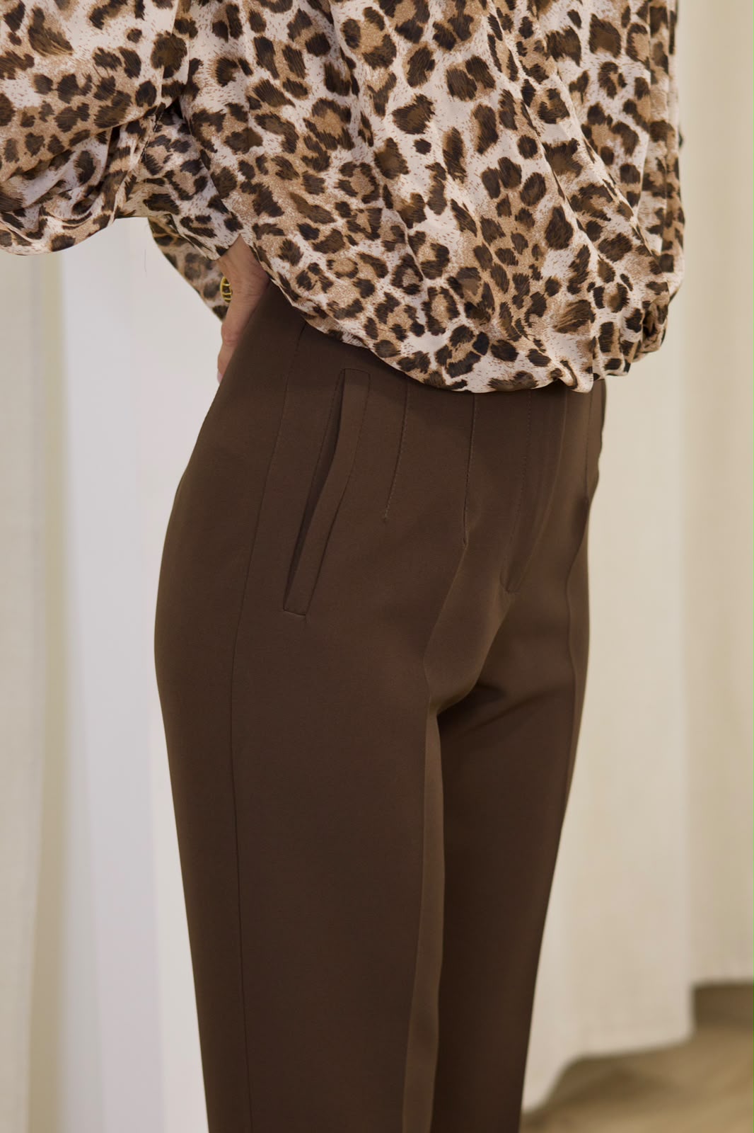 Pantalon LISA Choco