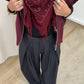 Écharpe BANDANA bordeaux