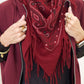 Écharpe BANDANA bordeaux
