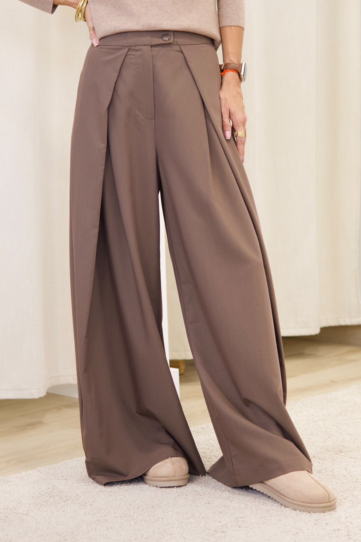 Pantalon AMBRÉ choco