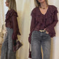 Blouse Garnet moka